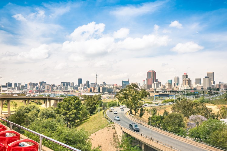 Johannesburg skyline - Zuid-Afrika